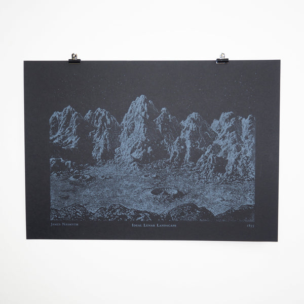 Lunar Landscape Riso Print